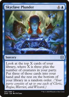 Skyclave Plunder card from Zendikar Rising