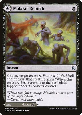 Malakir Rebirth card from Zendikar Rising