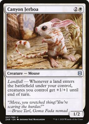 Canyon Jerboa card from Zendikar Rising