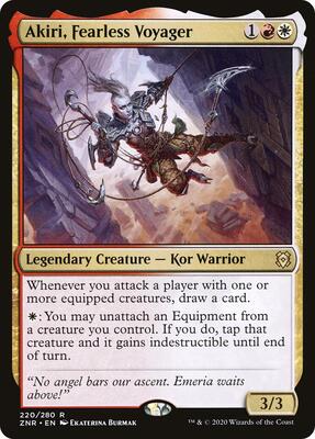 Akiri, Fearless Voyager card from Zendikar Rising