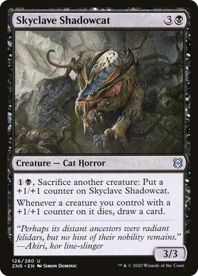 Skyclave Shadowcat card from Zendikar Rising