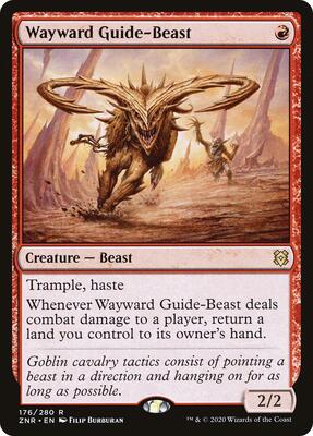 Wayward Guide-Beast card from Zendikar Rising