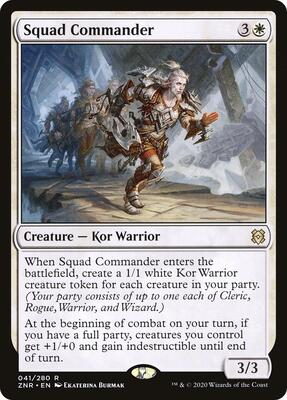 Squad Commander card from Zendikar Rising