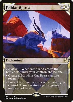 Felidar Retreat (Showcase) card from Zendikar Rising