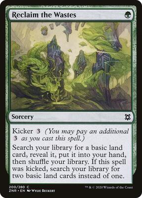 Reclaim the Wastes card from Zendikar Rising