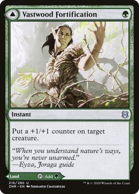 Vastwood Fortification card from Zendikar Rising