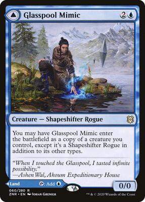 Glasspool Mimic card from Zendikar Rising