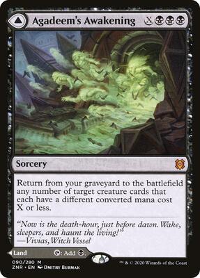 Agadeem's Awakening card from Zendikar Rising