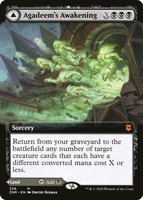 Agadeem's Awakening (Extended Art) card from Zendikar Rising