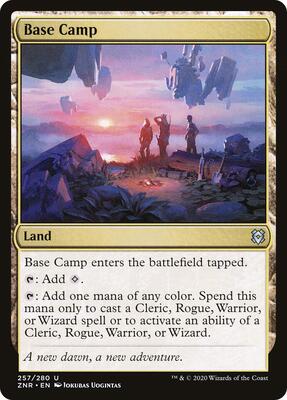 Base Camp card from Zendikar Rising