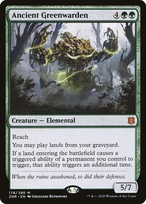 Ancient Greenwarden card from Zendikar Rising