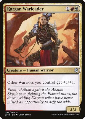 Kargan Warleader card from Zendikar Rising