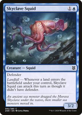 Skyclave Squid card from Zendikar Rising