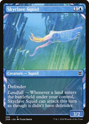 Skyclave Squid (Showcase) card from Zendikar Rising