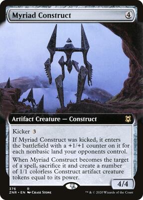 Myriad Construct (Extended Art) card from Zendikar Rising