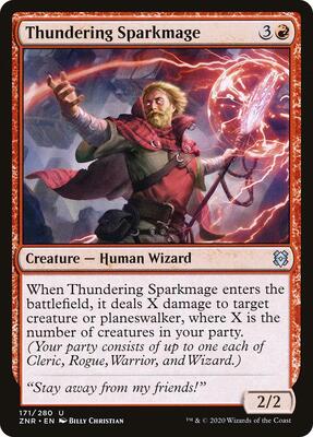 Thundering Sparkmage card from Zendikar Rising