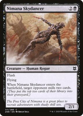 Nimana Skydancer card from Zendikar Rising