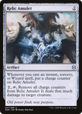 Relic Amulet card from Zendikar Rising