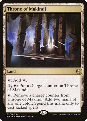Throne of Makindi card from Zendikar Rising