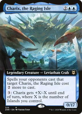 Charix, the Raging Isle (Extended Art) card from Zendikar Rising