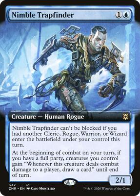 Nimble Trapfinder (Extended Art) card from Zendikar Rising