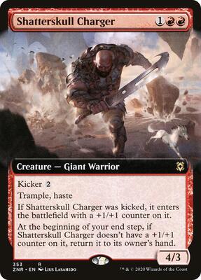 Shatterskull Charger (Extended Art) card from Zendikar Rising