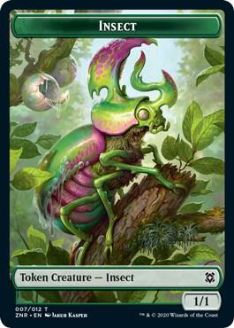 Insect Token card from Zendikar Rising