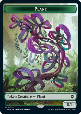 Plant Token card from Zendikar Rising