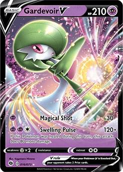 Gardevoir V card from Champion's Path