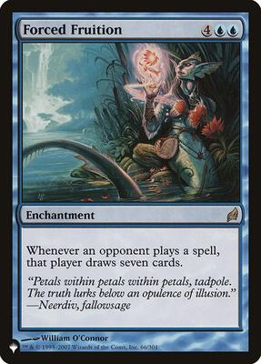 Forced Fruition card from The List Reprints