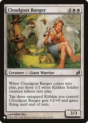 Cloudgoat Ranger card from The List Reprints
