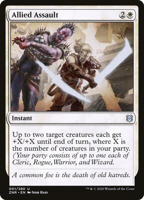 Allied Assault card from Zendikar Rising