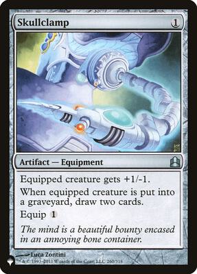 Skullclamp (CMD) card from The List Reprints