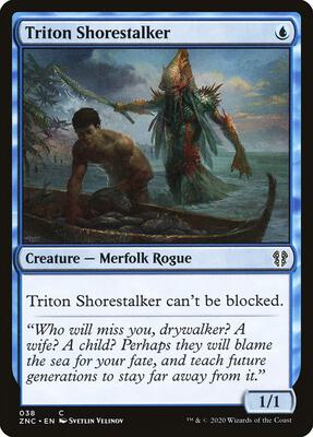 Triton Shorestalker card from Commander: Zendikar Rising