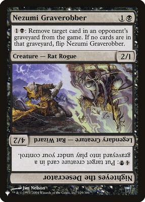 Nezumi Graverobber // Nighteyes the Desecrator card from The List Reprints