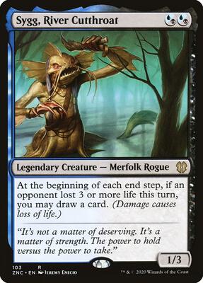 Sygg, River Cutthroat card from Commander: Zendikar Rising