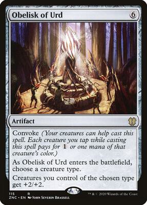 Obelisk of Urd card from Commander: Zendikar Rising