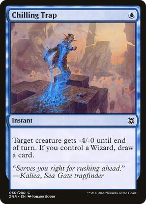 Chilling Trap card from Zendikar Rising