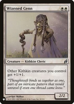 Wizened Cenn card from The List Reprints