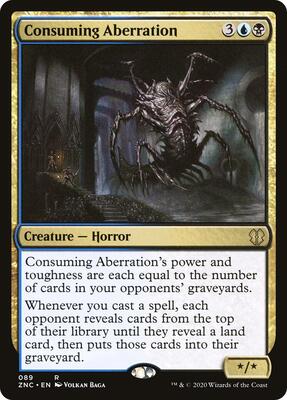 Consuming Aberration card from Commander: Zendikar Rising