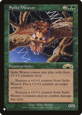 Spike Weaver card from The List Reprints