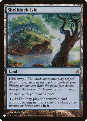 Shelldock Isle card from The List Reprints