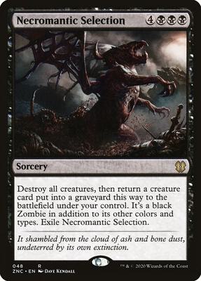 Necromantic Selection card from Commander: Zendikar Rising