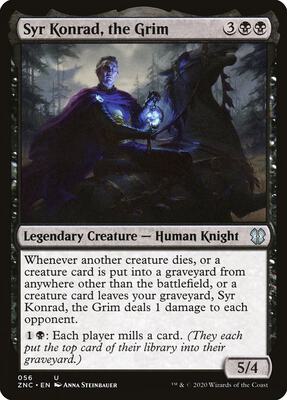 Syr Konrad, the Grim card from Commander: Zendikar Rising