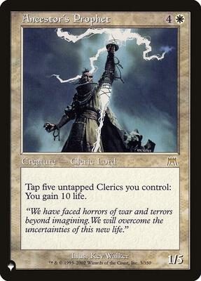 Ancestor's Prophet card from The List Reprints