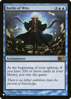 Battle of Wits card from The List Reprints