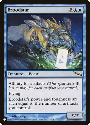 Broodstar card from The List Reprints