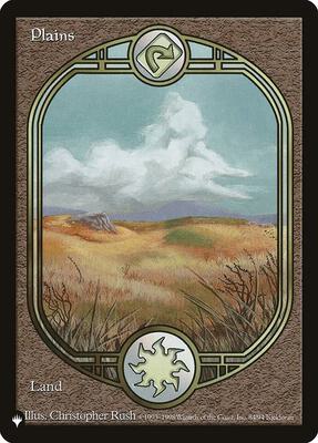 Plains (UGL) card from The List Reprints
