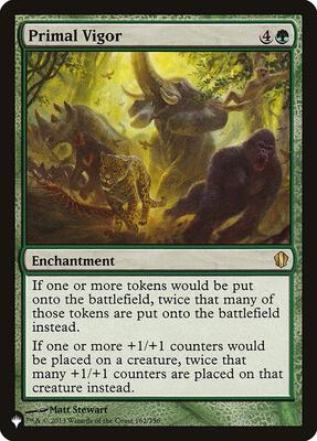 Primal Vigor card from The List Reprints