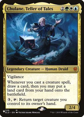 Chulane, Teller of Tales card from The List Reprints